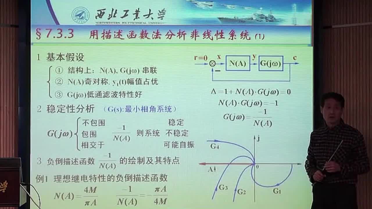 #硬聲創作季 #自動控制技術 自動控制技術原理-07.03描述函數法(1)(下)-2