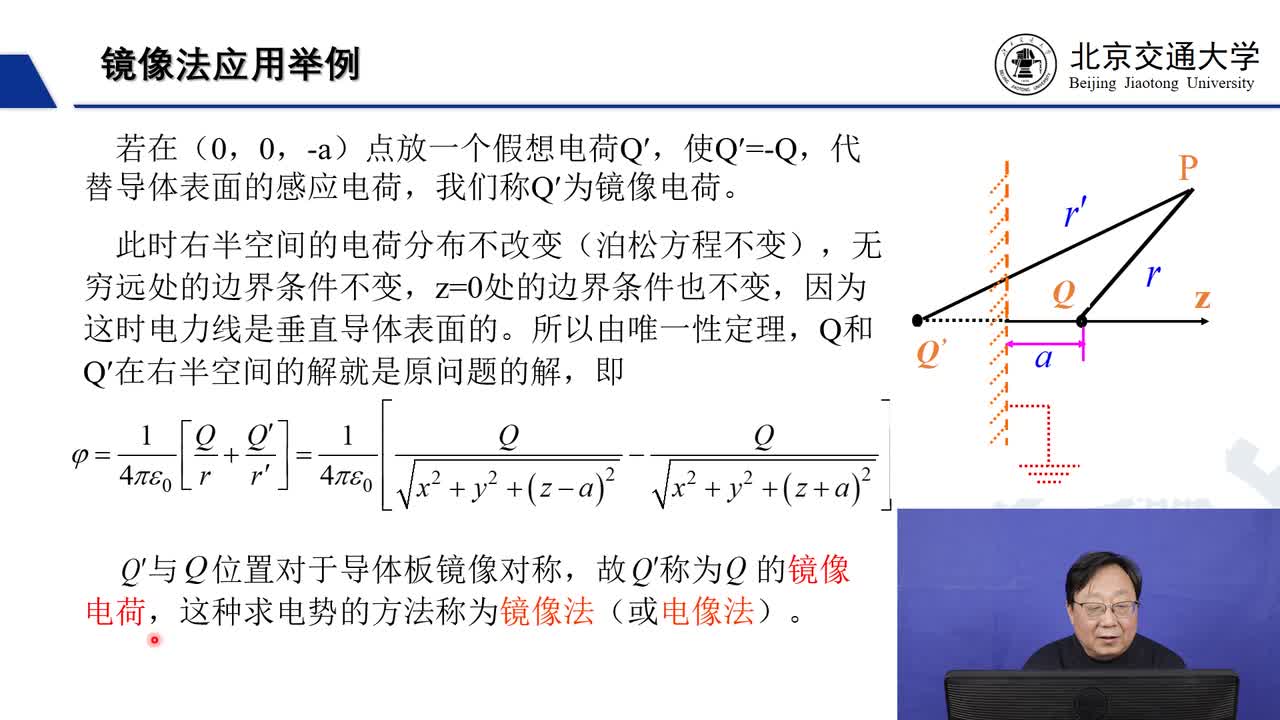 #硬声创作季 #力学 电动力学-02.04.01-镜像法-2