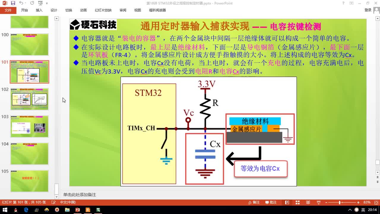 p90-第018章 STM32外設(shè)之高級控制定時器(第30節(jié))_電容按鍵檢測實現(xiàn) #硬聲創(chuàng)作季 