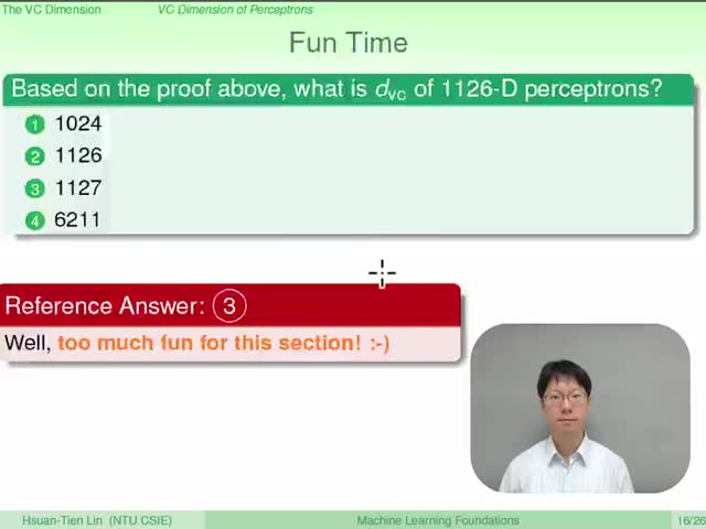 #硬聲創作季  （機器學習應用篇4）7.3 Physical Intuition of VC Dimensio