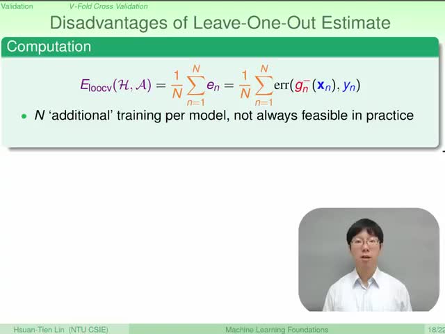 #硬聲創(chuàng)作季  （機(jī)器學(xué)習(xí)應(yīng)用篇4）15.4 V-Fold Cross Validation (10-41)