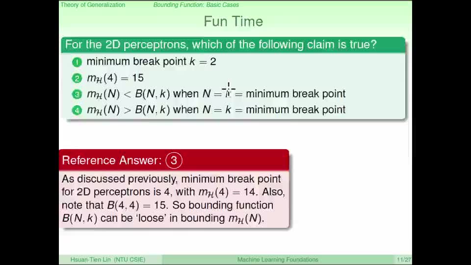 #硬声创作季  （机器学习应用篇4）6.3 Bounding Function- Inductive Case