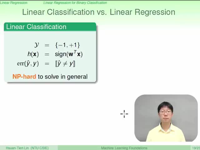 #硬声创作季  （机器学习应用篇4）9.4 Linear Regression for Binary Clas