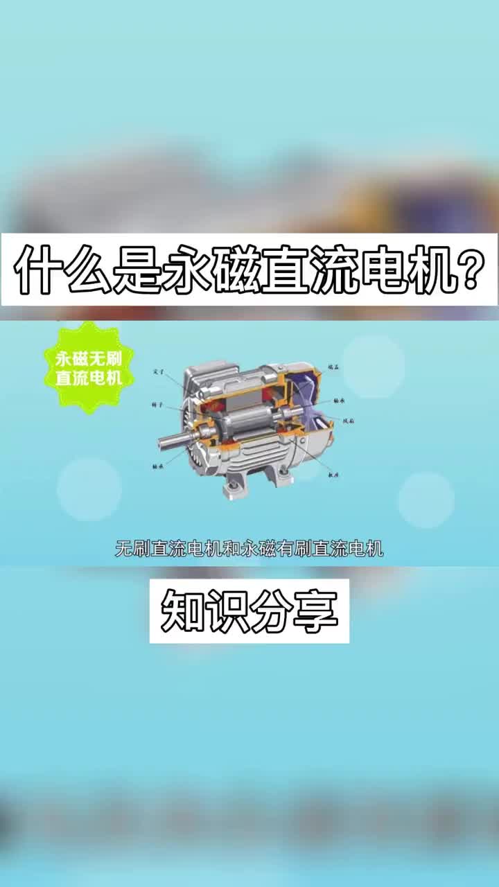 用永磁體建立磁場(chǎng)的一種直流電機(jī)#硬聲創(chuàng)作季 