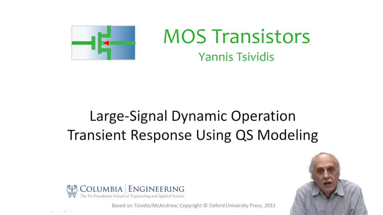 #MOS晶体管  大信号动态工作–使用QS建模的瞬态响应