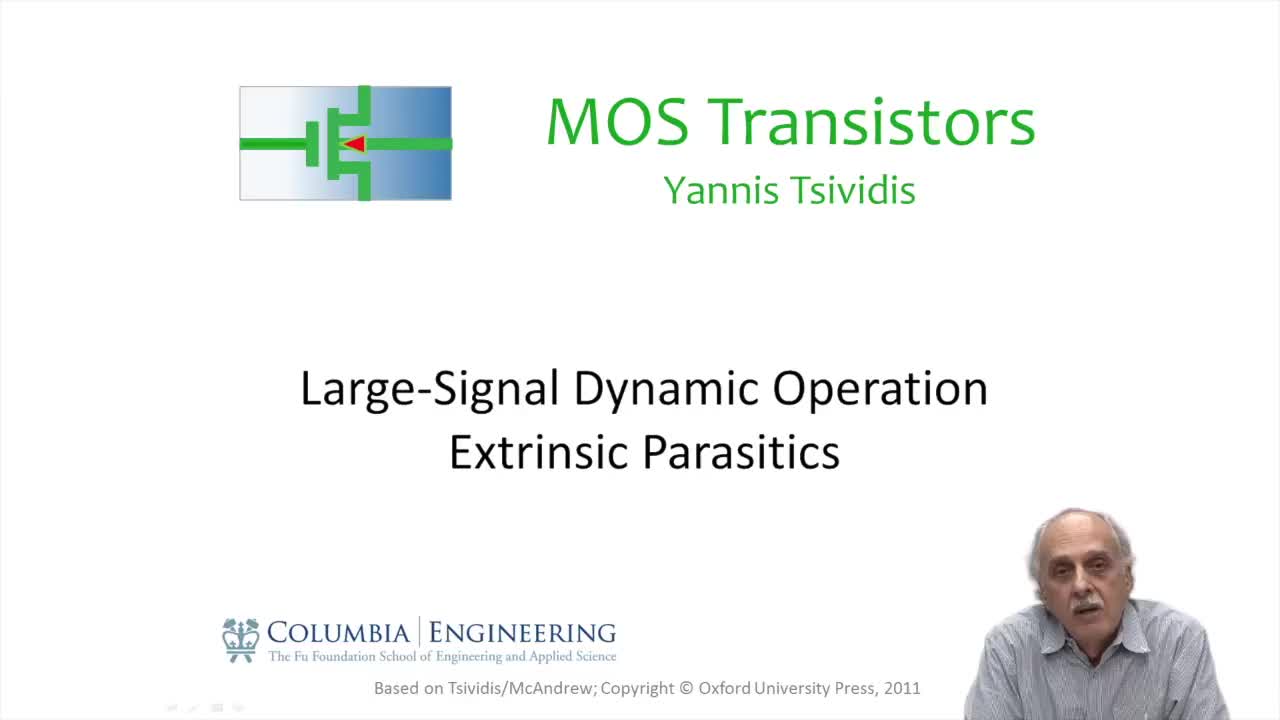 #MOS晶体管 大信号动态工作-外部寄生