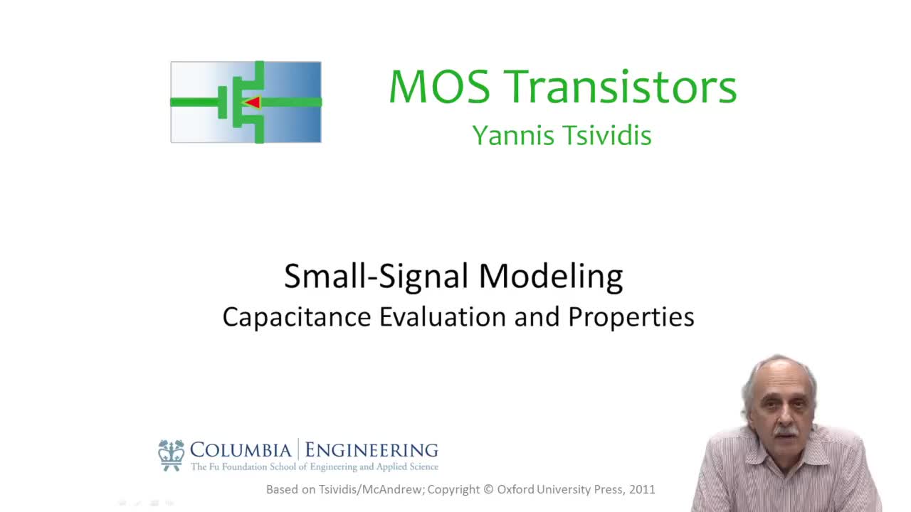 #MOS晶体管 小信号模型-电容评估和特性