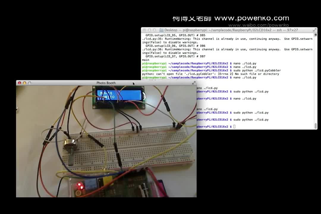 #硬声创作季  树莓派教程：9-2_RaspverryPi_LCD16x2