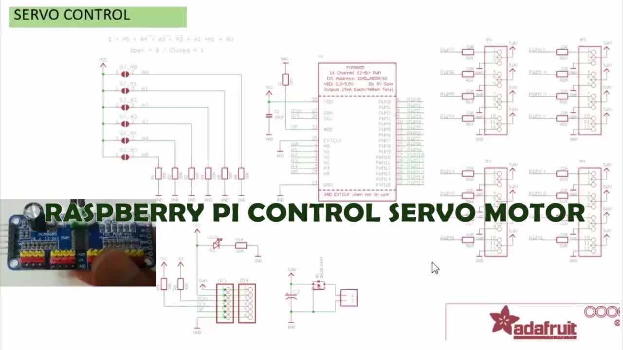 #硬声创作季  树莓派教程：Control Multi Servo motor by Raspberry Pi