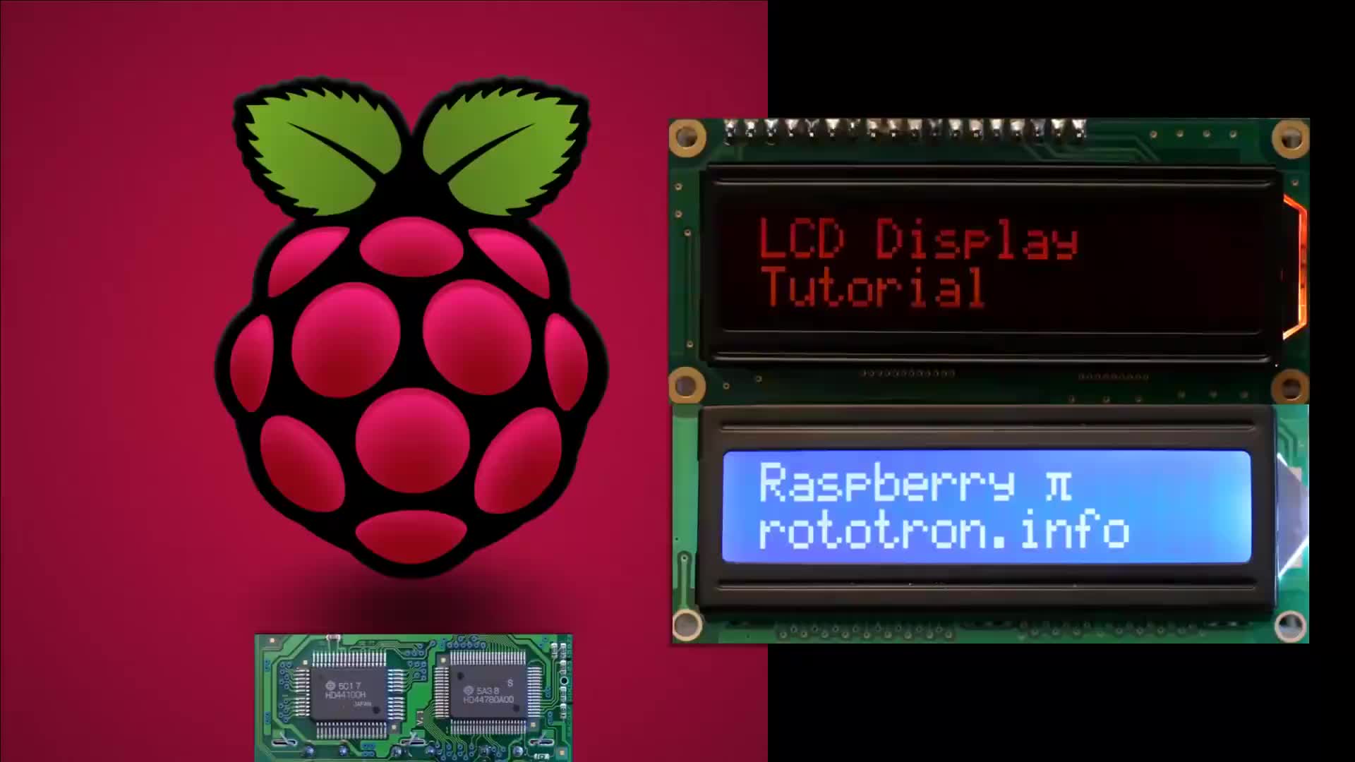 #硬声创作季  树莓派教程：Using a 16x2 LCD Display with a Raspberry
