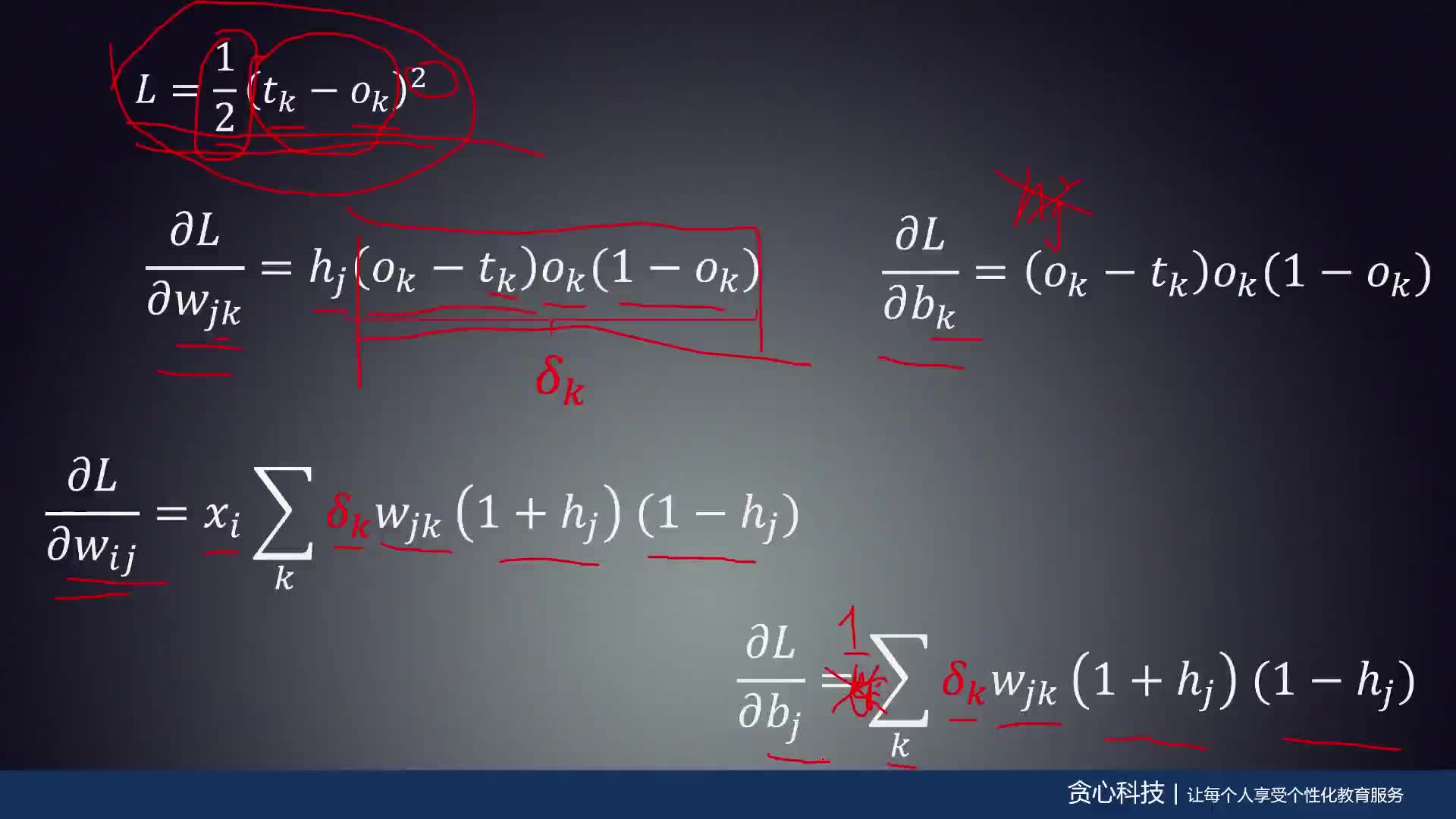 #硬聲創作季  智能駕駛高階應用：神經網絡數學原理：手動演算神經網絡BP算法（誤差向后傳遞）