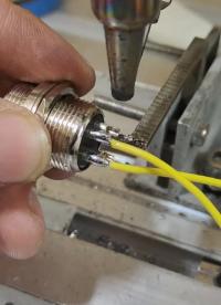航空插头焊线操作简单！#焊锡机#航空插头焊线#连接器 #硬声创作季 