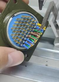 在給飛機焊插頭的路上我越走越遠了！#自動焊錫機#航空插頭焊線#航空插頭 #硬聲創作季 