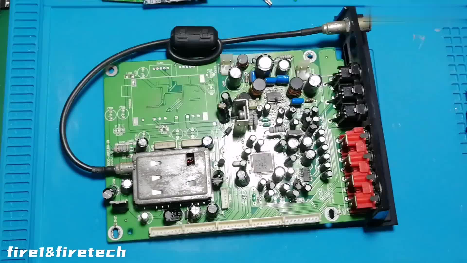 #硬声创作季  音频主板损坏，了解元件作用，大焊盘的芯片如何快速无损拆下？