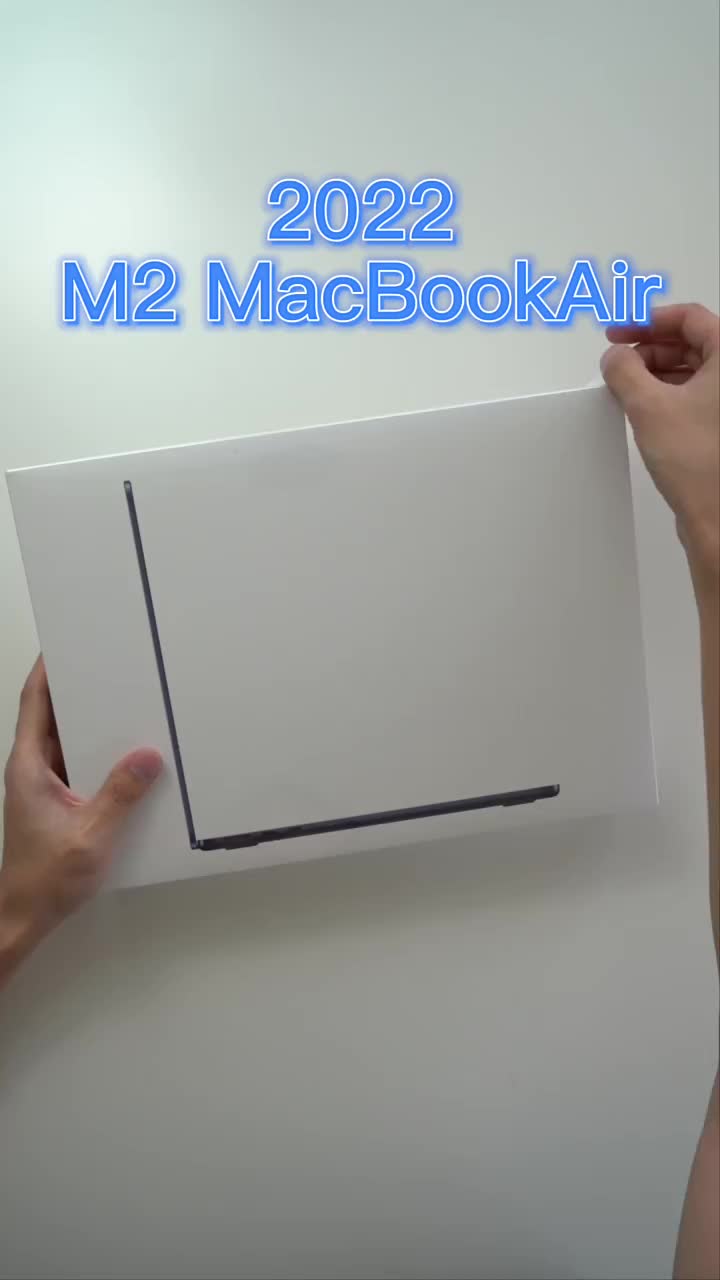 #macbookair 2022款MacbookAirM2开箱，他们都说薄了，我又怀疑我的眼神#硬声创作季 