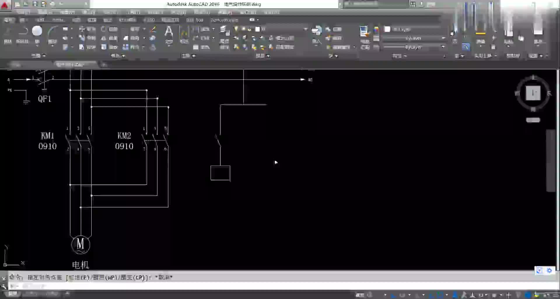 #硬聲創作季  第21節使用CAD繪制電氣原理圖，繪制控制線路圖