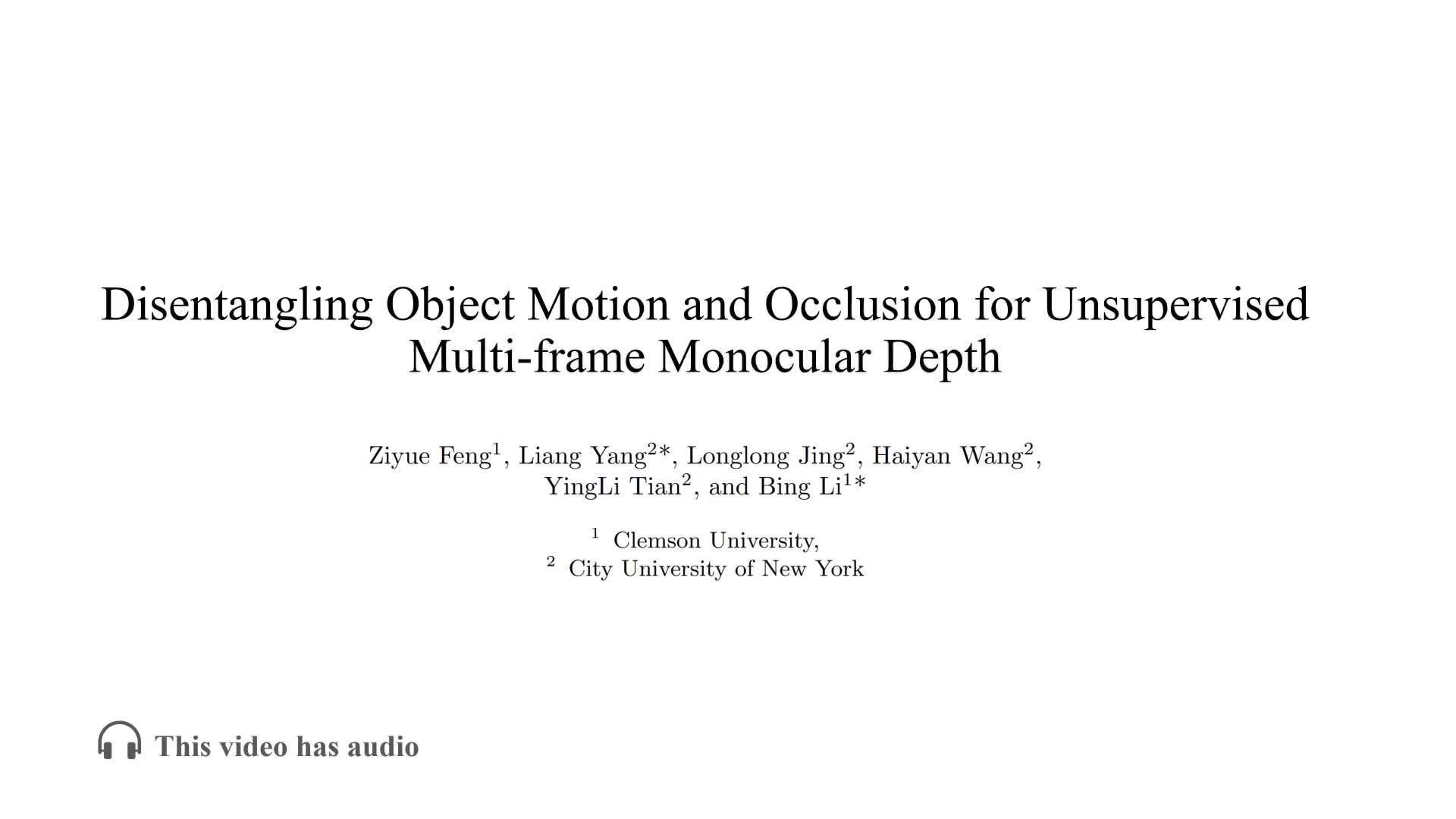 #硬聲創(chuàng)作季  ECCV 2022最新   DynamicDepth：無監(jiān)督多幀單目深度估計新SOTA！