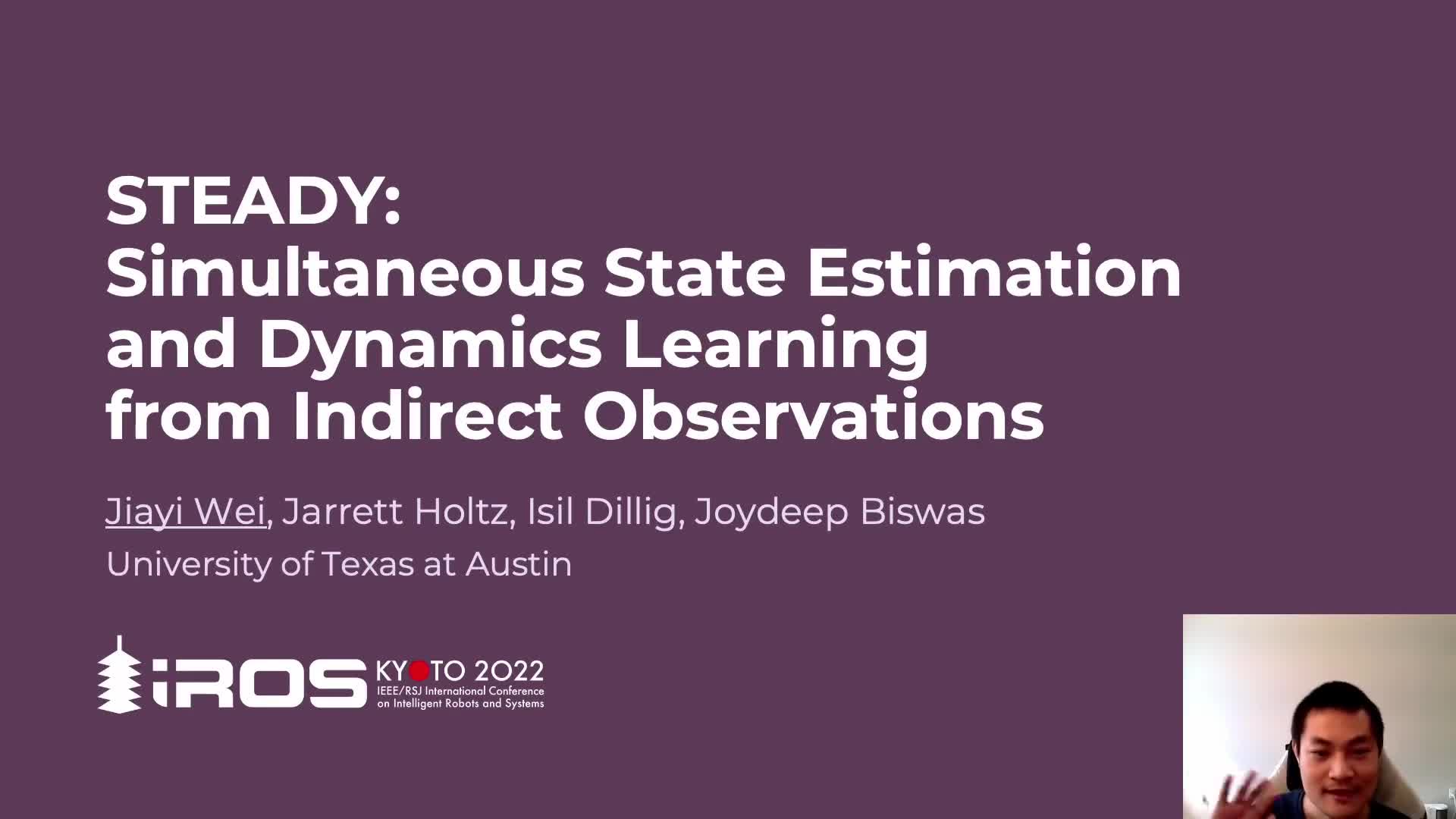 #硬声创作季  【IROS 2022】STEADY：间接观测的同步状态估计和动力学学习