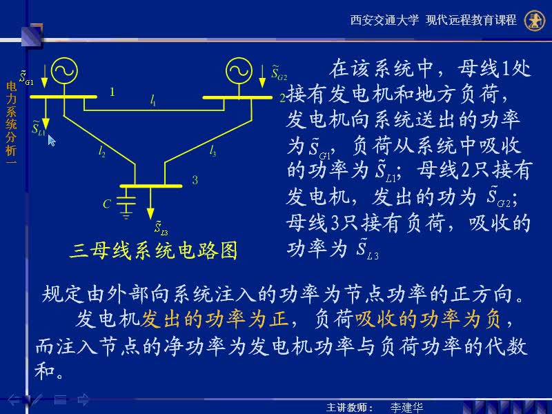 #硬声创作季 #电力 电力系统稳态分析-32-4.1电力网络的数学模型-2