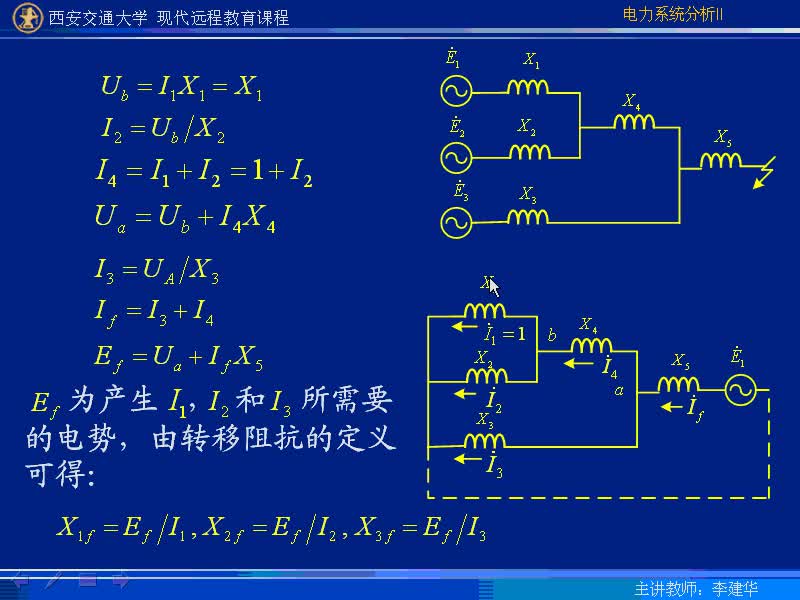 #硬聲創(chuàng)作季 #電力 電力系統(tǒng)暫態(tài)分析-21-3.1短路電流交流分量的初始值計算-3