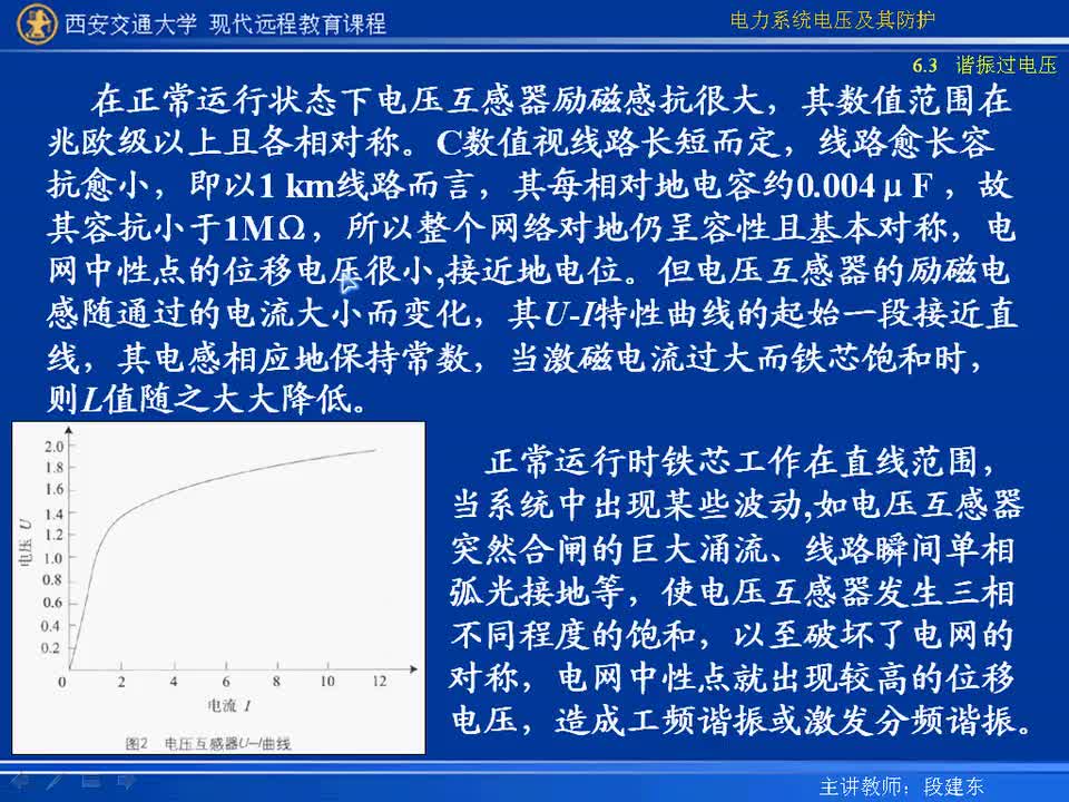 #硬声创作季 #电力 电力系统电压及防护-29-6.3谐振过电压-3