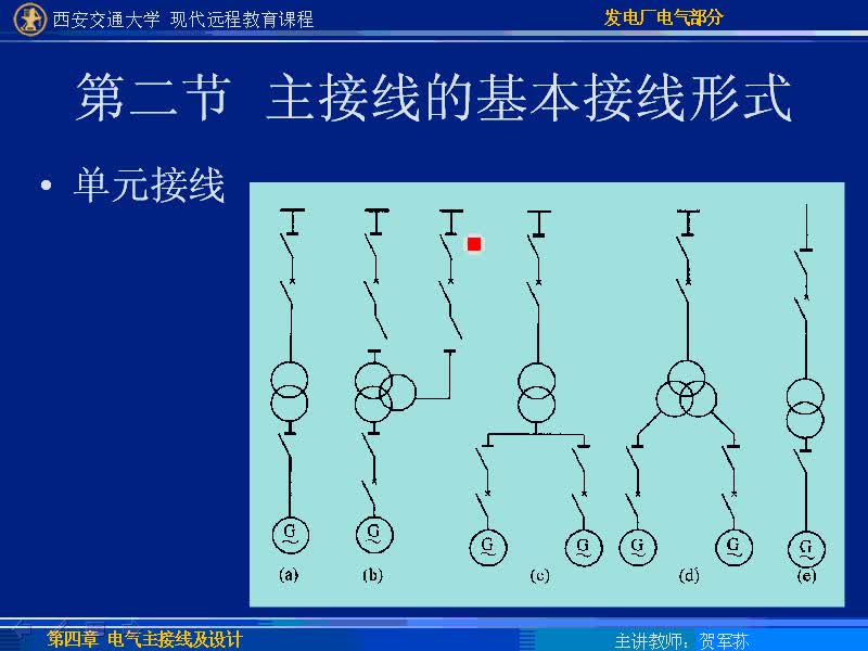 #硬聲創(chuàng)作季 #電力 發(fā)電廠電氣部分-22-4.2主接線的基本接線形式-3