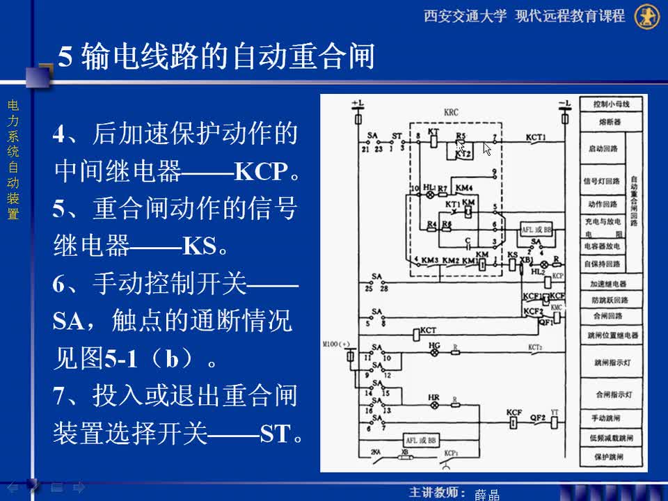 #硬聲創(chuàng)作季 #電力 電力系統(tǒng)自動(dòng)裝置-20-5.2單側(cè)電源線路三相一次自動(dòng)重合閘-3