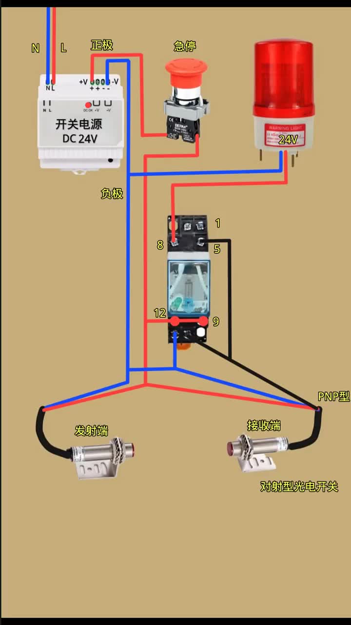 #电工知识对射型光电开关可以这样用#硬声创作季 