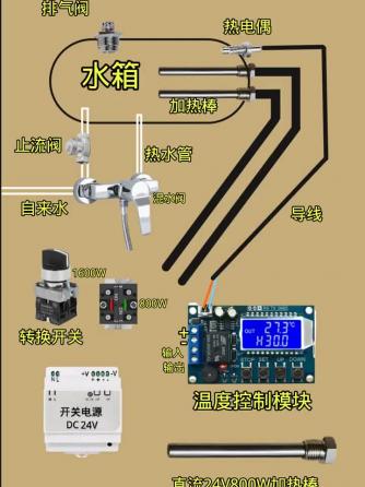 DIY,热水器,24v,电热