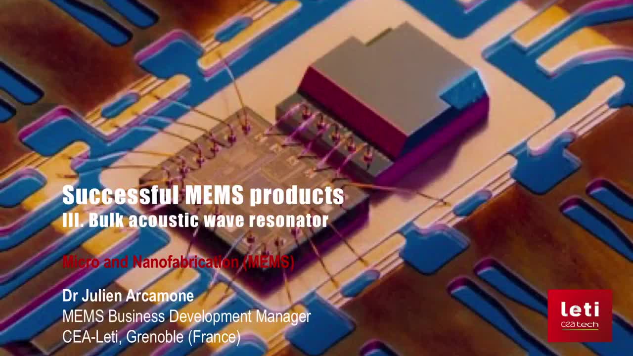 #半导体制造工艺  成功的MEMS产品：体声波谐振器