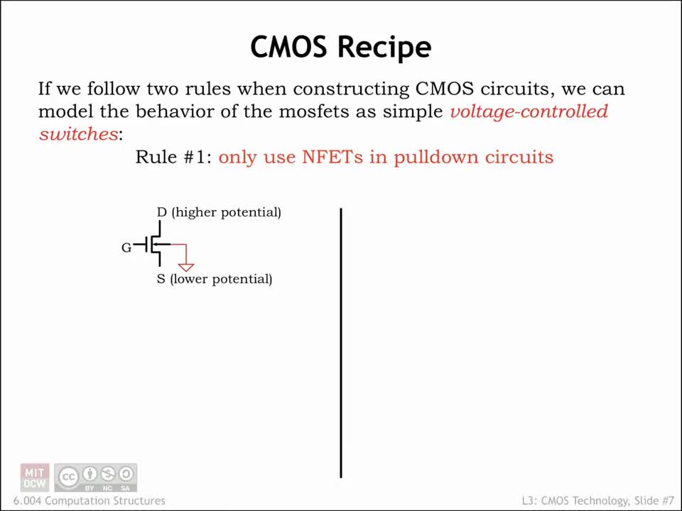 #硬聲創作季  計算機組成原理詳解：25.CMOS食譜