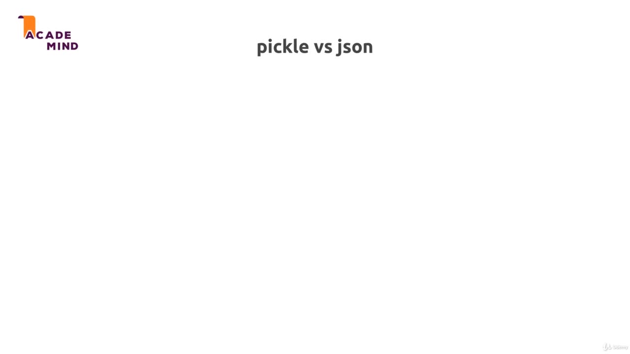 #硬声创作季  区块链之搭建区块链：Lesson108.ComparingPickle&JSON