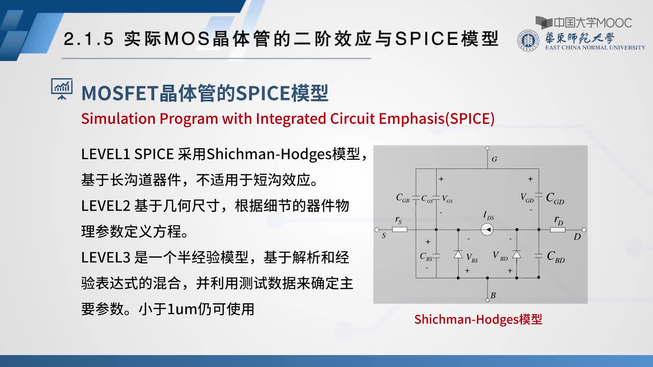 #硬聲創(chuàng)作季 #數(shù)字集成電路 數(shù)字集成電路設(shè)計(jì)-2.5 實(shí)際MOS晶體管的二階效應(yīng)與SPICE模型-2