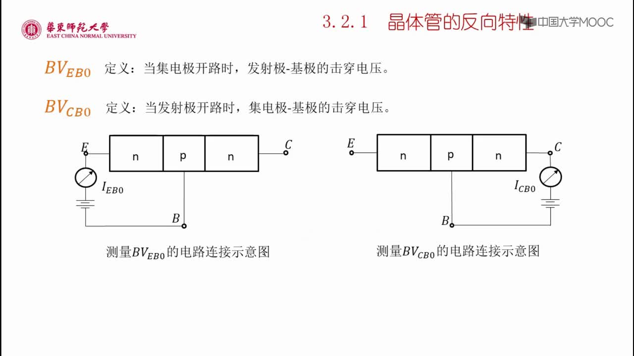 #硬声创作季 #半导体器件 半导体器件原理与仿真设计-03.02 双极型晶体管的反向特性及直流效应1-2