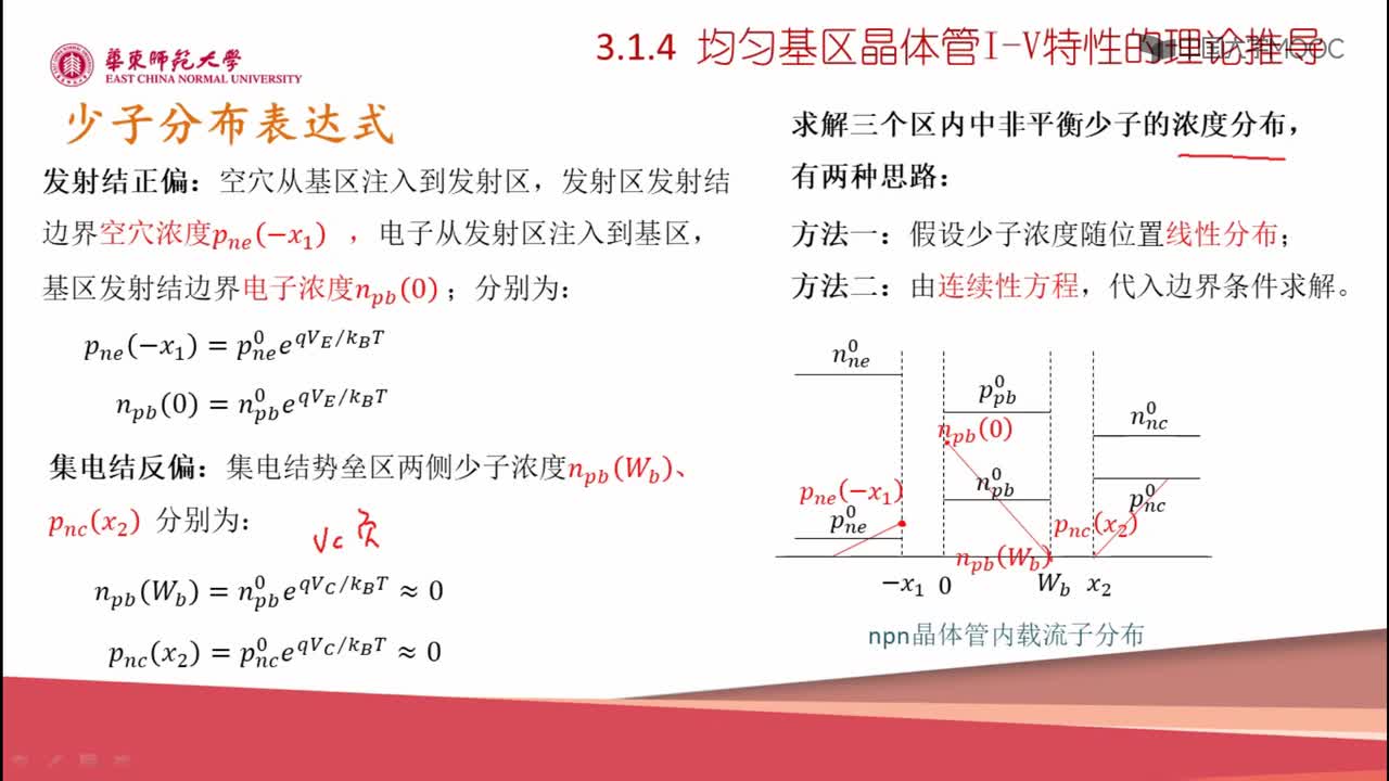 #硬声创作季 #半导体器件 半导体器件原理与仿真设计-03.01 双极型晶体管的正向直流特性4-2