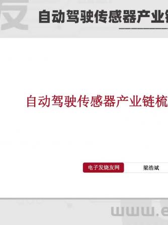 行业资讯,电子发烧友网,自动驾驶汽车,产业链