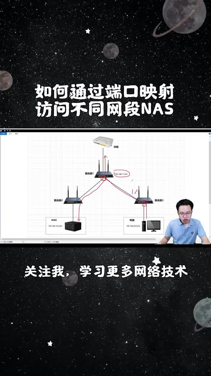 第2集｜电脑和NAS不在同一个网络中，如何跨网段访问？网络工程师来教你（中）#nas  #网络#硬声创作季 