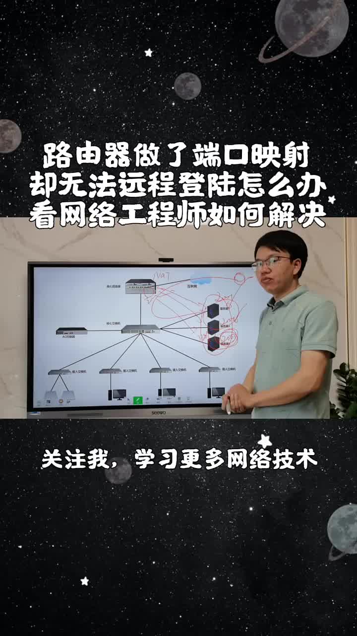 第2集｜终于知道为什么路由器做好了端口映射还不通，原来还差这一步（中）#网络工程师  #路由器#硬声创作季 