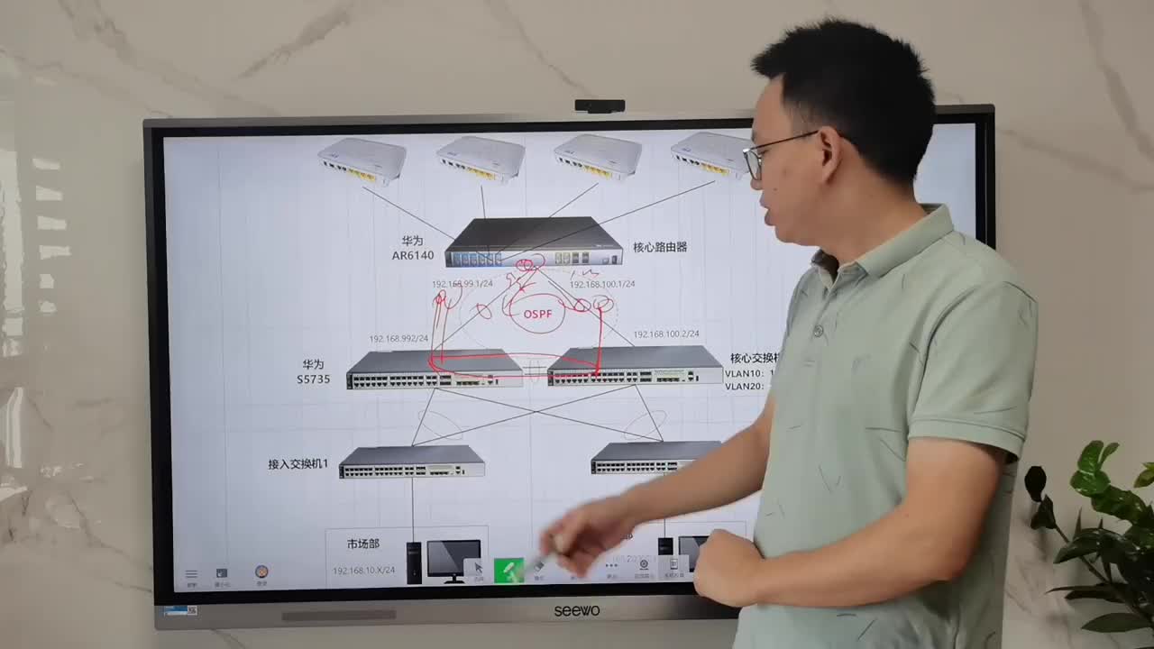 华为ar路由器无法做链路聚合怎么办？网络工程师教你用OSPF协议解决（下）#网络工程师 #华为#硬声创作季 