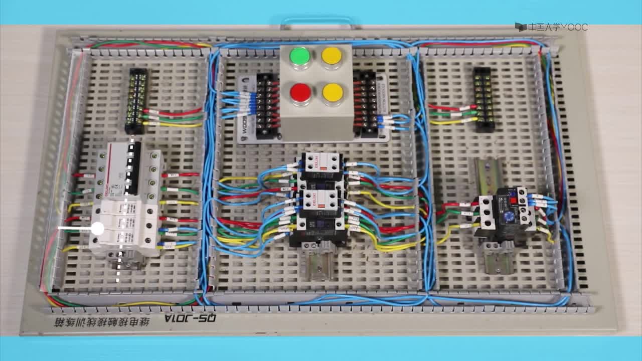 #硬声创作季 #电气控制 电气控制实践训练-06.3.1 电气安装实例-2