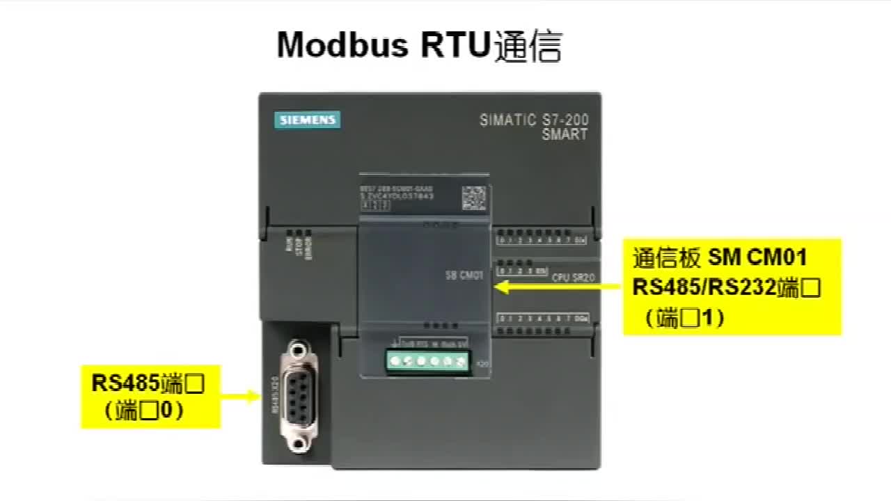 200smart Modbus RTU通信#plc編程 #plc入門到精通 #PLC#硬聲創(chuàng)作季 