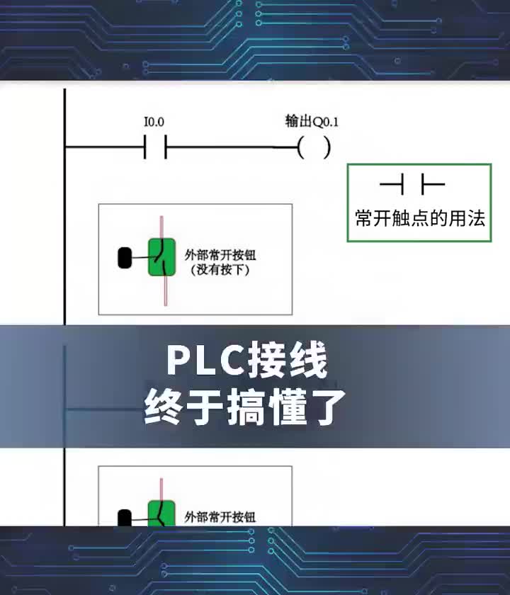 PLC 接線你學(xué)會了嘛 #零基礎(chǔ)學(xué)電工 #安全用電 #零基礎(chǔ)學(xué)電路#硬聲創(chuàng)作季 