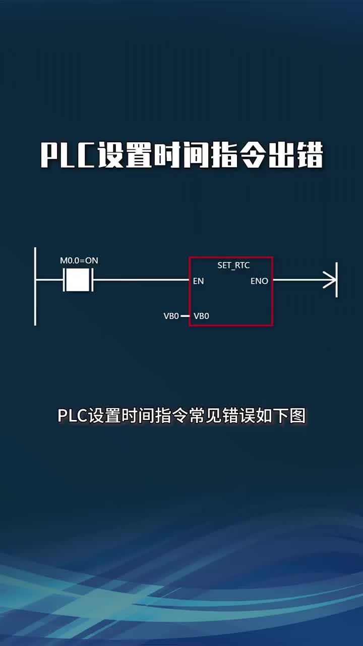 PLC設置時間指令出錯怎么辦 #零基礎學電路 #電工 #plc編程#硬聲創(chuàng)作季 