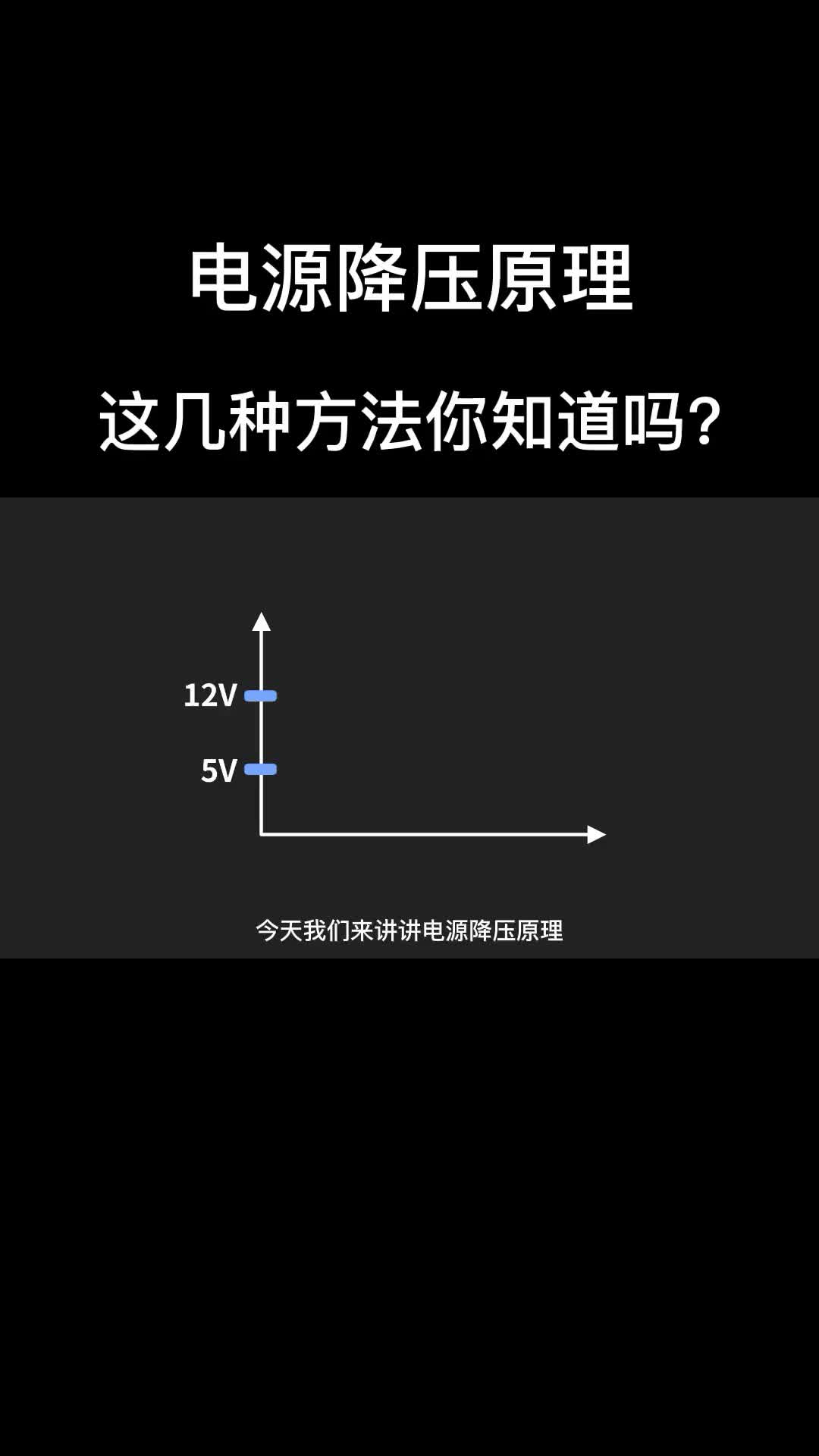 电源降压原理，有这几种方法，你知道吗？#电容
 #电路原理 