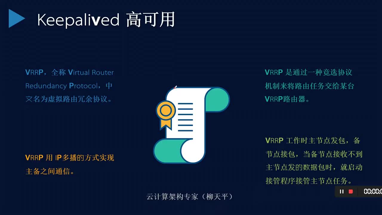 云計算架構79 #云計算 #負載均衡 #keepalived#硬聲創作季 