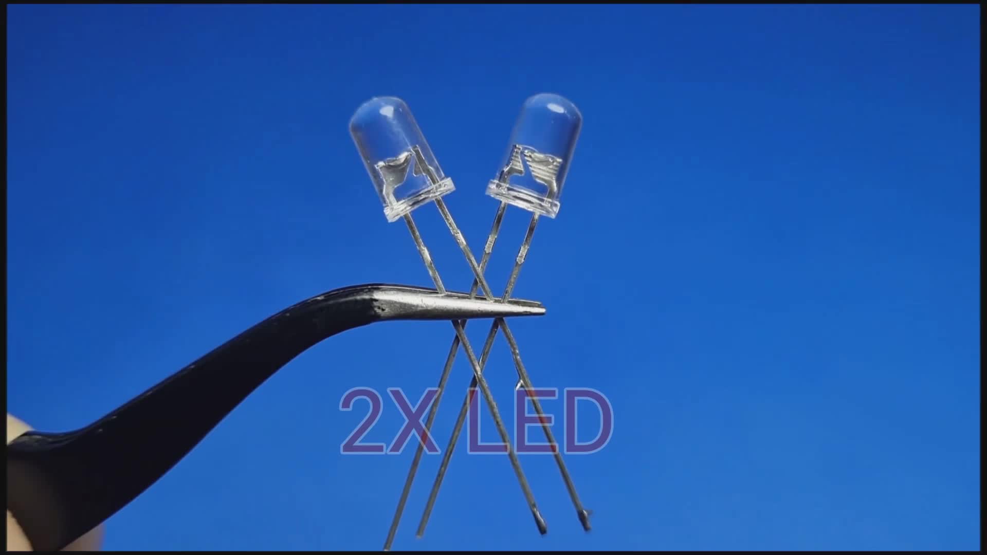 #硬聲創作季  簡單的超級LED閃爍1個晶體管制作1224伏閃燈