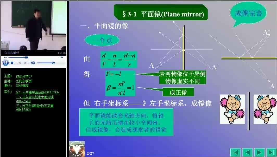 #硬声创作季 #光学 应用光学-07 平面与平面系统1-2