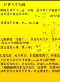 #硬聲創作季 #光學 應用光學-51 總復習-3