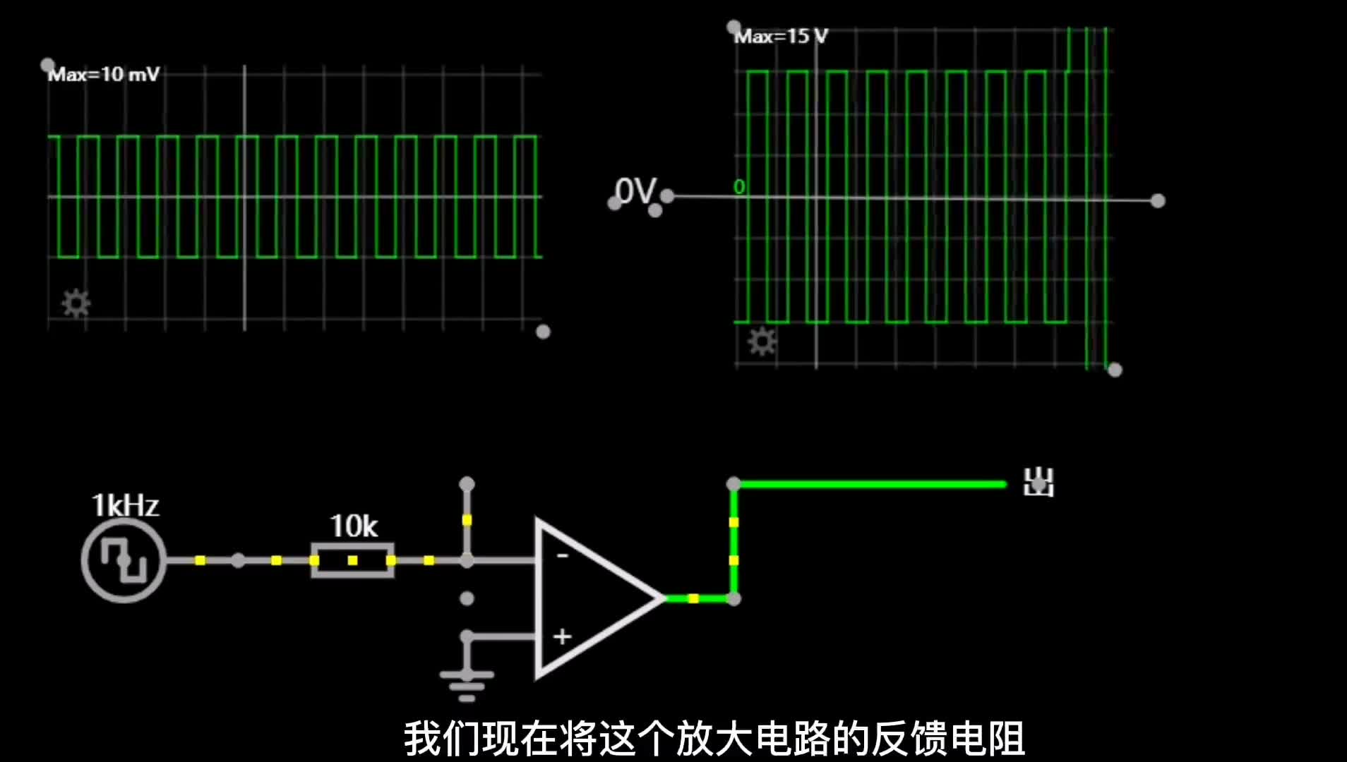 电容上面并联一个电阻，积分波形有啥不一样？动画演示，积分电路#电路原理 