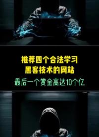 這四個學習網(wǎng)址一定要知道，不然你會錯過一個億！ #編程 #程序員 #黑客#硬聲創(chuàng)作季 